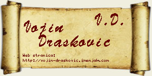 Vojin Drašković vizit kartica